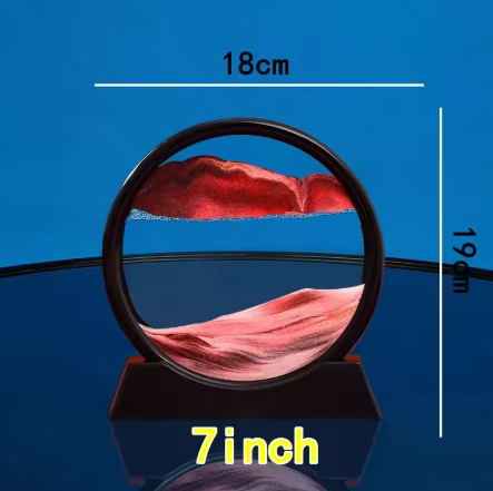 „Ruchomy Obraz z Piaskiem 3D – Relaksująca Dekoracja”